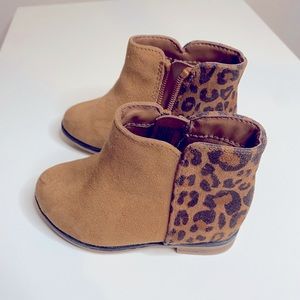 Size 6 Toddler Leopard Print Boots